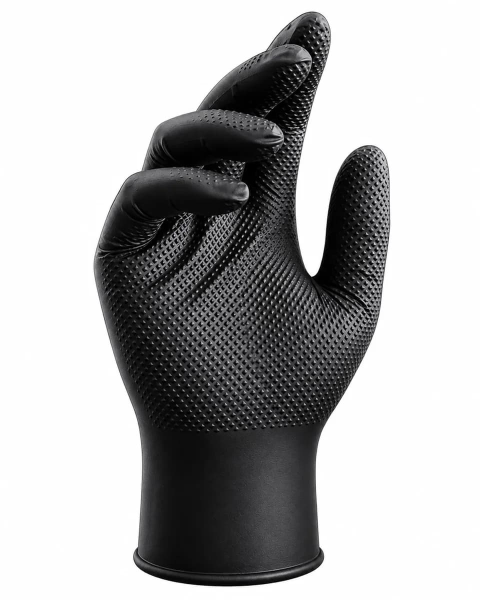 Black 6mil Nitrile Glove